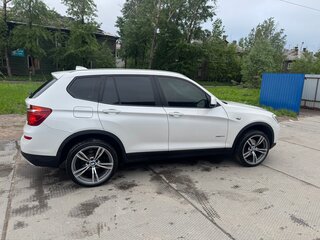 2014 BMW X3 28i xDrive II (F25) Рестайлинг, белый, 2100000 рублей, вид 3