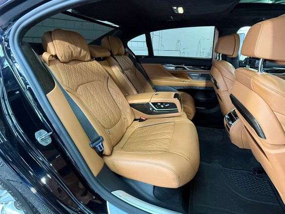 2021 BMW 7 серии Long 740Ld xDrive VI (G11/G12) Рестайлинг, синий, 6810000 рублей - вид 24