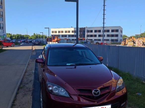 2008 Mazda 3 I (BK) Рестайлинг, красный, 600000 рублей - вид 2