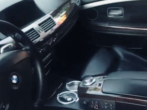 2005 BMW 7 серии 750i IV (E65/E66) Рестайлинг, чёрный - вид 5