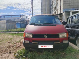 1993 Volkswagen Transporter Long T4, красный, 350000 рублей, вид 2
