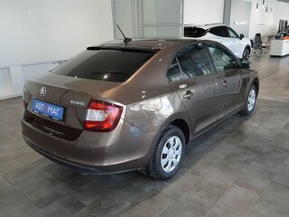 2017 Skoda Rapid I, коричневый, 846000 рублей, вид 4