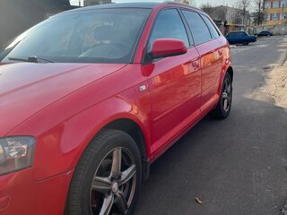 2005 Audi A3 II (8P) Рестайлинг 1, красный, 450000 рублей, вид 4