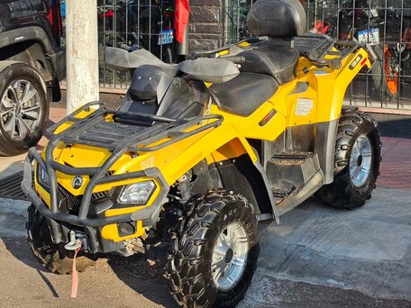 2012 BRP Can-Am Outlander MAX 500, жёлтый, 760000 рублей, вид 3