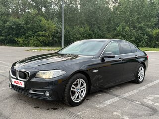2014 BMW 5 серии 520i VI (F10/F11/F07) Рестайлинг, чёрный, 1850000 рублей, вид 3