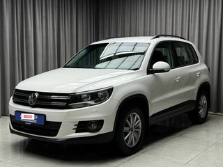 2013 Volkswagen Tiguan I Рестайлинг, белый, 1049000 рублей, вид 1