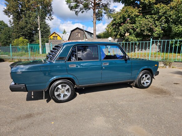 2004 Lada (ВАЗ) 2107, зелёный, 220000 рублей - вид 6
