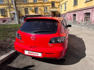 2007 Mazda 3 I (BK) Рестайлинг, красный, 400000 рублей, вид 3
