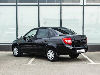 2014 Lada (ВАЗ) Granta I, чёрный, 370000 рублей, вид 5