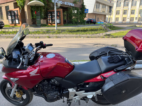 2007 Honda CBF 600, красный, 470000 рублей, вид 1