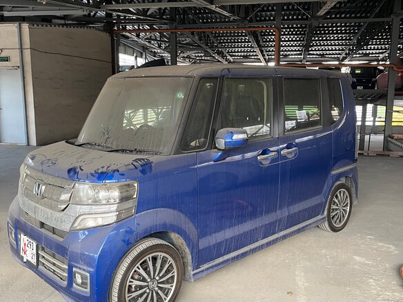 2016 Honda N-BOX I Рестайлинг, синий, 895000 рублей - вид 6