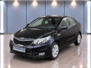 2017 Kia Rio III Рестайлинг, чёрный, 1210000 рублей, вид 1