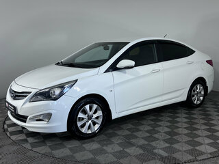 2016 Hyundai Solaris I Рестайлинг, белый, 950000 рублей, вид 1