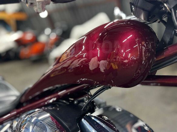 2009 Honda VT 1300CX Fury, пурпурный, 850000 рублей - вид 11