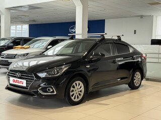 2018 Hyundai Solaris II, чёрный, 1350000 рублей, вид 1