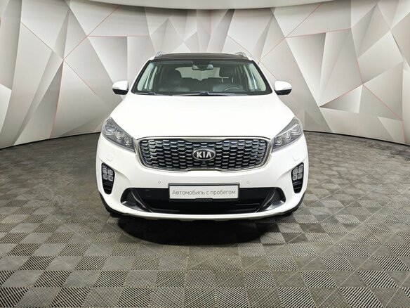 2018 Kia Sorento III Prime Рестайлинг, белый, 3048111 рублей - вид 6