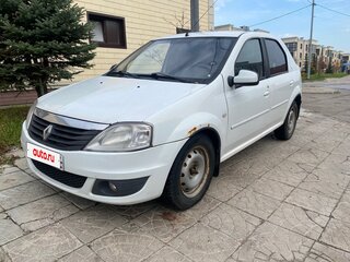 2011 Renault Logan I Рестайлинг, белый, 400000 рублей, вид 2