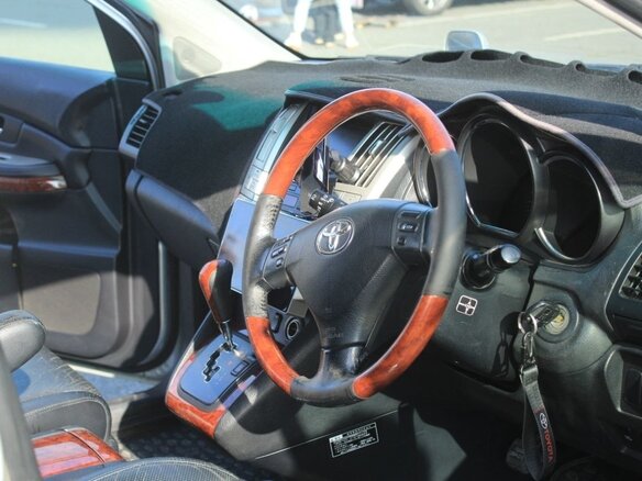 2004 Toyota Harrier II (XU30), серый, 1200000 рублей - вид 9