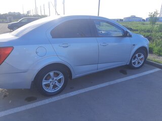 2012 Chevrolet Aveo II, серебристый, 430000 рублей, вид 5