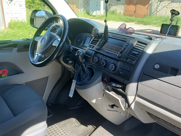 2011 Volkswagen Caravelle T5 Рестайлинг, серый, 1650000 рублей - вид 16