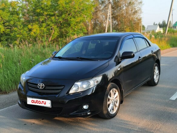 2007 Toyota Corolla X (E140, E150), чёрный, 720000 рублей