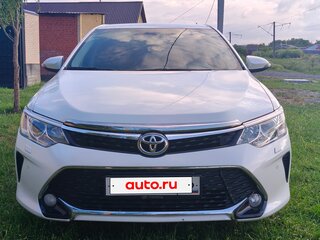 2015 Toyota Camry VII (XV50) Рестайлинг, белый, 2050000 рублей, вид 2