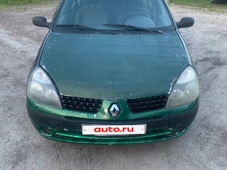 2003 Renault Symbol I Рестайлинг, зелёный, 130000 рублей, вид 1
