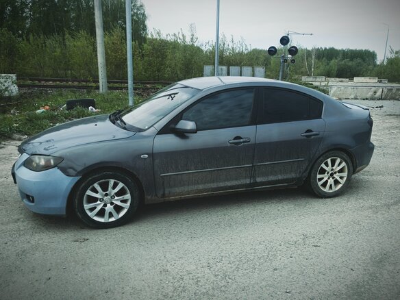 2006 Mazda 3 I (BK), серый, 325000 рублей - вид 4