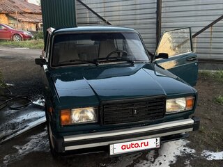 2005 Lada (ВАЗ) 2107, зелёный, 130000 рублей, вид 2