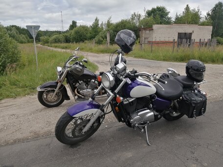 1995 Honda VT 1100, белый, 350000 рублей, вид 5
