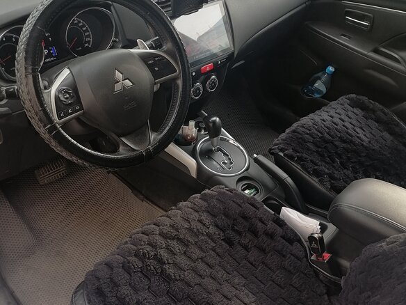 2012 Mitsubishi ASX I Рестайлинг, серый, 1100000 рублей - вид 9