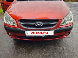 2008 Hyundai Getz I Рестайлинг, красный, 420000 рублей, вид 2