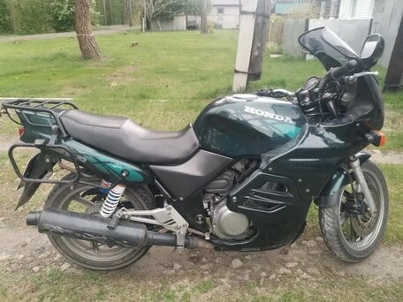 1995 Honda CB 500, зелёный, 270000 рублей, вид 3