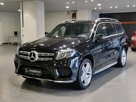 2019 Mercedes-Benz GLS 350 d I (X166), чёрный, 3280000 рублей, вид 1