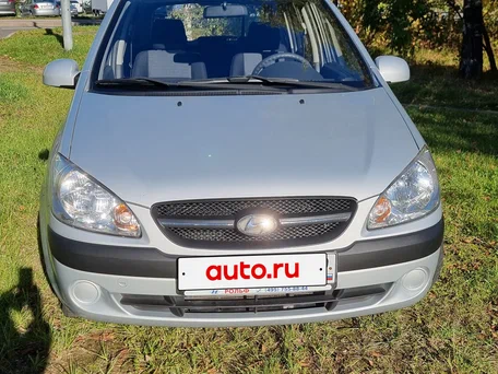 2009 Hyundai Getz I Рестайлинг, серый, 850000 рублей, вид 2