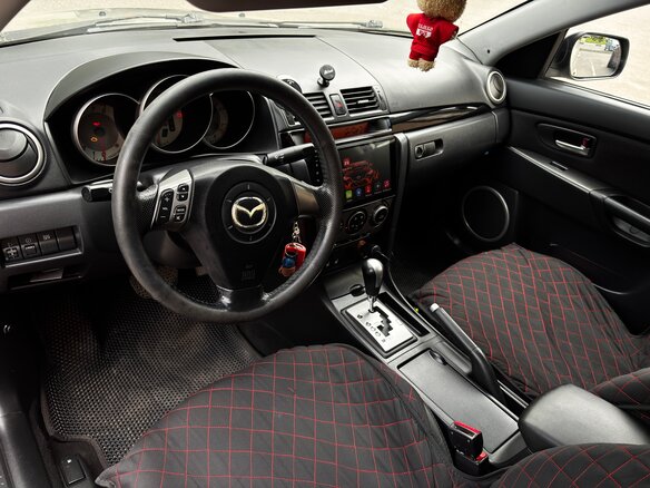 2007 Mazda 3 I (BK) Рестайлинг, серый, 650000 рублей - вид 14