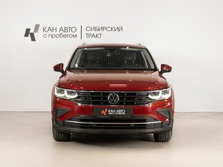 2021 Volkswagen Tiguan II Рестайлинг, красный, 2941258 рублей, вид 2