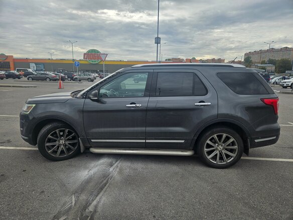 2019 Ford Explorer V Рестайлинг 2, серый, 2900000 рублей - вид 3