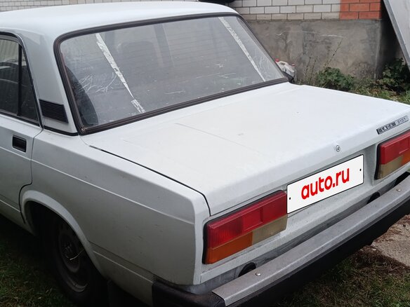 2008 Lada (ВАЗ) 2107, белый, 130000 рублей - вид 4