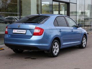 2015 Skoda Rapid I, синий, 1098000 рублей, вид 5