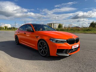 2018 BMW M5 VI (F90), оранжевый, 8600000 рублей, вид 3