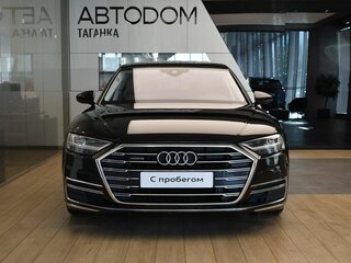 2018 Audi A8 Long 55 TFSI IV (D5), чёрный, 5490000 рублей, вид 2