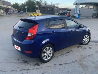 2011 Hyundai Solaris I, синий, 555000 рублей, вид 4