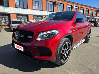 2016 Mercedes-Benz GLE 450 AMG I (W166), красный, 4200000 рублей, вид 2