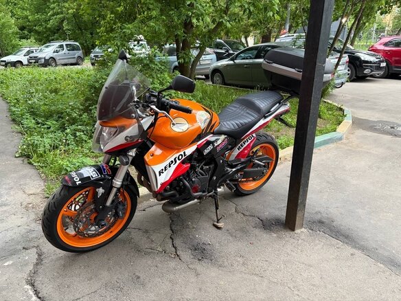 2010 Honda CB 600F Hornet, оранжевый, 399999 рублей - вид 3