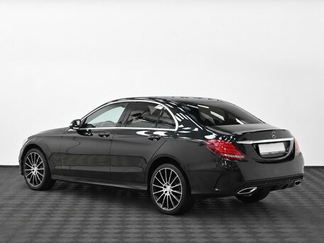 2015 Mercedes-Benz C-Класс 180 IV (W205), чёрный, 1705000 рублей, вид 2