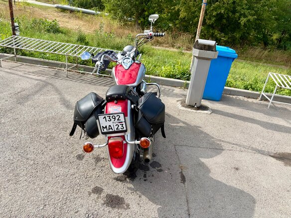 2006 Yamaha XVS400 Drag Star, красный - вид 10