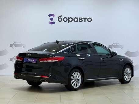 2018 Kia Optima IV, синий, 1860000 рублей, вид 4