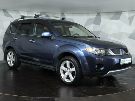 2008 Mitsubishi Outlander II, синий, 785000 рублей, вид 3