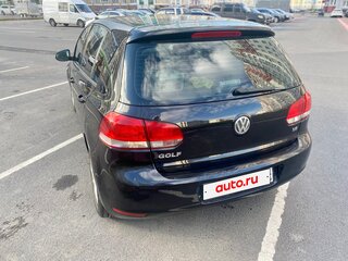 2012 Volkswagen Golf VI, чёрный, 590000 рублей, вид 4